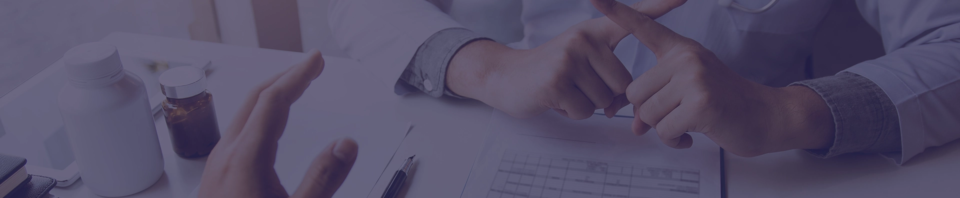 The doctor shows that the patient is not following the rules of treatment